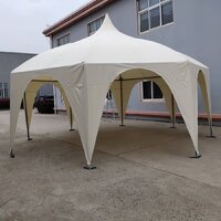 Тент-шатер Sundays Lodge 6x6-2.85 (бежевый) - Превью изображения №2 — Интернет-магазин Time-Shop