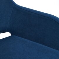 Офисное кресло TetChair Modena (флок, хром/синий) - Превью изображения №6 — Интернет-магазин Time-Shop