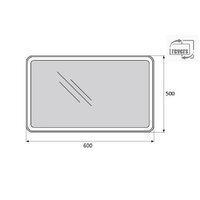  BelBagno Зеркало SPC-MAR-500-600-LED-TCH - Превью изображения №4 — Интернет-магазин Time-Shop