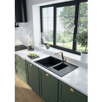 Кухонная мойка Deante Andante ZQN T513 (антрацитовый металлик) - Превью изображения №3 — Интернет-магазин Time-Shop