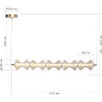 Припотолочная люстра ST Luce SL6136.243.01 - Превью изображения №5 — Интернет-магазин Time-Shop