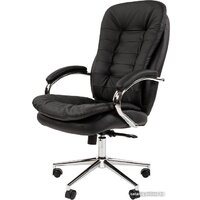 Офисное кресло CHAIRMAN 795 N (кожа, черный) - Превью изображения №4 — Интернет-магазин Time-Shop