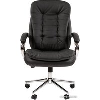 Офисное кресло CHAIRMAN 795 N (кожа, черный) - Превью изображения №2 — Интернет-магазин Time-Shop