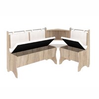 Угловой диван Mio Tesoro Оазис-2 108x163 (дуб сонома/ваниль) - Превью изображения №2 — Интернет-магазин Time-Shop