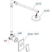Душевая система  Wasserkraft A12610 - Превью изображения №3 — Интернет-магазин Time-Shop