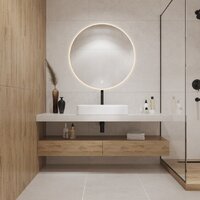 Умывальник Lauter 21842 + клапан 21190W + сифон 21635W (белый матовый) - Превью изображения №7 — Интернет-магазин Time-Shop