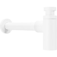 Умывальник Lauter 21842 + клапан 21190W + сифон 21635W (белый матовый) - Превью изображения №16 — Интернет-магазин Time-Shop