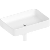 Умывальник Lauter 21842 + клапан 21190W + сифон 21635W (белый матовый) - Превью изображения №14 — Интернет-магазин Time-Shop