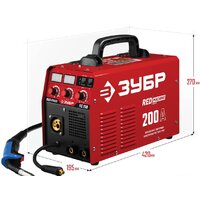 Сварочный инвертор Зубр ПС-200 - Превью изображения №2 — Интернет-магазин Time-Shop