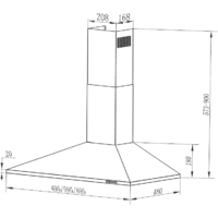 Кухонная вытяжка MAUNFELD Cork 60 (нержавеющая сталь) - Превью изображения №2 — Интернет-магазин Time-Shop