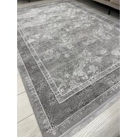 Ковер для жилой комнаты Radjab Carpet Афина Прямоугольник 9008A 12793RK (2.4x3.4, Grey/Cream) - Превью изображения №5 — Интернет-магазин Time-Shop
