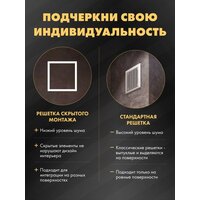 Вентиляционная решетка HOMY Air Pro APT125WMT 25x25 с маяком (белая) - Превью изображения №8 — Интернет-магазин Time-Shop