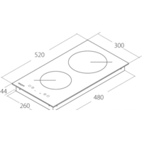 Варочная панель Akpo PKA 30830 WH - Превью изображения №3 — Интернет-магазин Time-Shop