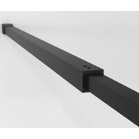 Душевая стенка Niagara NG-686-12BLACK 120x195 (черный матовый/прозрачное стекло) - Превью изображения №10 — Интернет-магазин Time-Shop