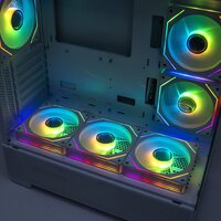 Корпус XASTRA Q500M 6ARGB-C10-UC (белый) - Превью изображения №8 — Интернет-магазин Time-Shop