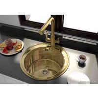 Кухонная мойка ZorG SZR-510/205 Bronze - Превью изображения №2 — Интернет-магазин Time-Shop