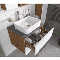 Grossman Тумба под умывальник Альба 65 106503 (веллингтон/белый)