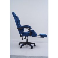 Игровое (геймерское) кресло Calviano 1584 (велюр, синий) - Превью изображения №4 — Интернет-магазин Time-Shop