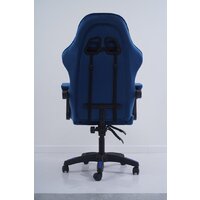 Игровое (геймерское) кресло Calviano 1584 (велюр, синий) - Превью изображения №5 — Интернет-магазин Time-Shop