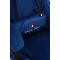 Игровое (геймерское) кресло Calviano 1584 (велюр, синий) - Превью изображения №24 — Интернет-магазин Time-Shop