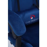 Игровое (геймерское) кресло Calviano 1584 (велюр, синий) - Превью изображения №26 — Интернет-магазин Time-Shop