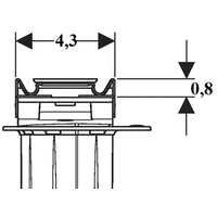 Трап/канал Geberit CleanLine20 154.450.KS.1 (нержавеющая сталь) - Превью изображения №8 — Интернет-магазин Time-Shop