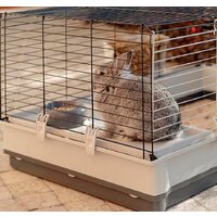 Клетка Ferplast Krolik 57071517 (серый) - Превью изображения №7 — Интернет-магазин Time-Shop