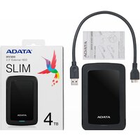 Внешний накопитель ADATA HV300 AHV300-4TU31-CBK 4TB (черный) - Превью изображения №4 — Интернет-магазин Time-Shop