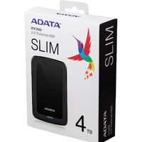 Внешний накопитель ADATA HV300 AHV300-4TU31-CBK 4TB (черный) - Превью изображения №3 — Интернет-магазин Time-Shop