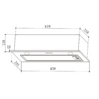 Кухонная вытяжка Weissgauff BOX 452 White - Превью изображения №6 — Интернет-магазин Time-Shop
