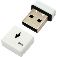 USB Flash Gembird GFL-2.0-64mini 64Gb (белый) - Превью изображения №2 — Интернет-магазин Time-Shop