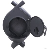 Свободностоящая печь-камин Сибирь БВ-100 - Превью изображения №2 — Интернет-магазин Time-Shop