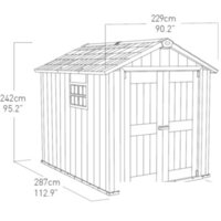  Keter Oakland 759 (2.29x2.87 м) - Превью изображения №6 — Интернет-магазин Time-Shop