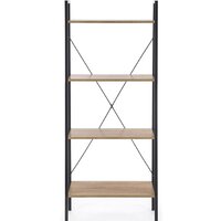 Стеллаж Halmar NARVIK REG-2 60/32/148 (дуб сонома/черный) - Превью изображения №2 — Интернет-магазин Time-Shop