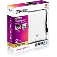 Внешний накопитель Silicon-Power Armor A30 2TB White (SP020TBPHDA30S3W) - Превью изображения №6 — Интернет-магазин Time-Shop