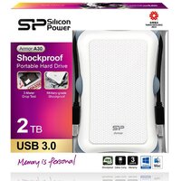 Внешний накопитель Silicon-Power Armor A30 2TB White (SP020TBPHDA30S3W) - Превью изображения №4 — Интернет-магазин Time-Shop