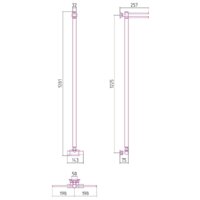 Полотенцесушитель Сунержа Лайк EU50 1200х50 31-0213-1200 - Превью изображения №3 — Интернет-магазин Time-Shop