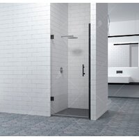 Душевая дверь RGW HO-011B 80 (черный/прозрачное стекло) - Превью изображения №3 — Интернет-магазин Time-Shop