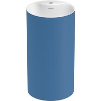 Wellsee Chalice Perfection 230629000 (отдельностоящий, с отверстием под смеситель, цвет матовый темно-синий/глянцевый белый)