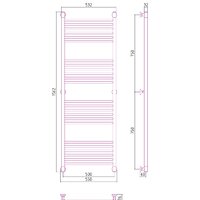 Полотенцесушитель Сунержа Богема+ прямая 1500х500 31-0220-1550 - Превью изображения №3 — Интернет-магазин Time-Shop