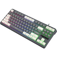 Клавиатура Оклик 711G (серый/белый) - Превью изображения №4 — Интернет-магазин Time-Shop