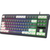 Клавиатура Оклик 711G (серый/белый) - Превью изображения №2 — Интернет-магазин Time-Shop