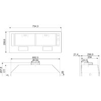 Кухонная вытяжка Smeg KSG70HE - Превью изображения №3 — Интернет-магазин Time-Shop