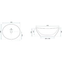 Умывальник Rea Sofia (черный мрамор глянцевый) - Превью изображения №6 — Интернет-магазин Time-Shop