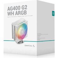 Кулер для процессора DeepCool AG400 G2 ARGB WH R-AG400-WHAMMG2-G - Превью изображения №9 — Интернет-магазин Time-Shop