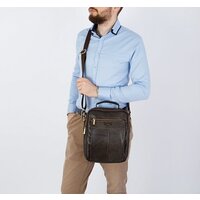 Сумка Poshete 253-0904-29-DBW (коричневый) - Превью изображения №9 — Интернет-магазин Time-Shop