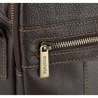 Сумка Poshete 253-0904-29-DBW (коричневый) - Превью изображения №5 — Интернет-магазин Time-Shop