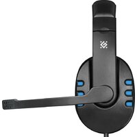 Наушники Defender Warhead G-160 (черный/синий) - Превью изображения №2 — Интернет-магазин Time-Shop