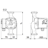 Циркуляционный насос Grundfos UPS 32-40 180 - Превью изображения №2 — Интернет-магазин Time-Shop