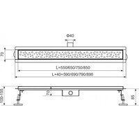 Трап/канал Tim BAD476002GY - Превью изображения №3 — Интернет-магазин Time-Shop